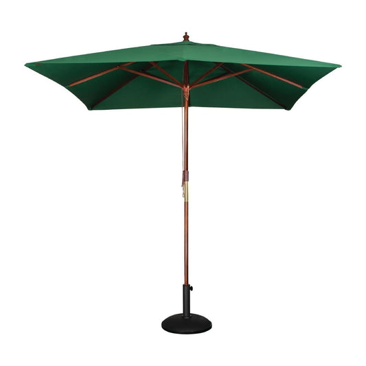 Bolero Square Outdoor Umbrella 2.5m Green • PAS-GH989