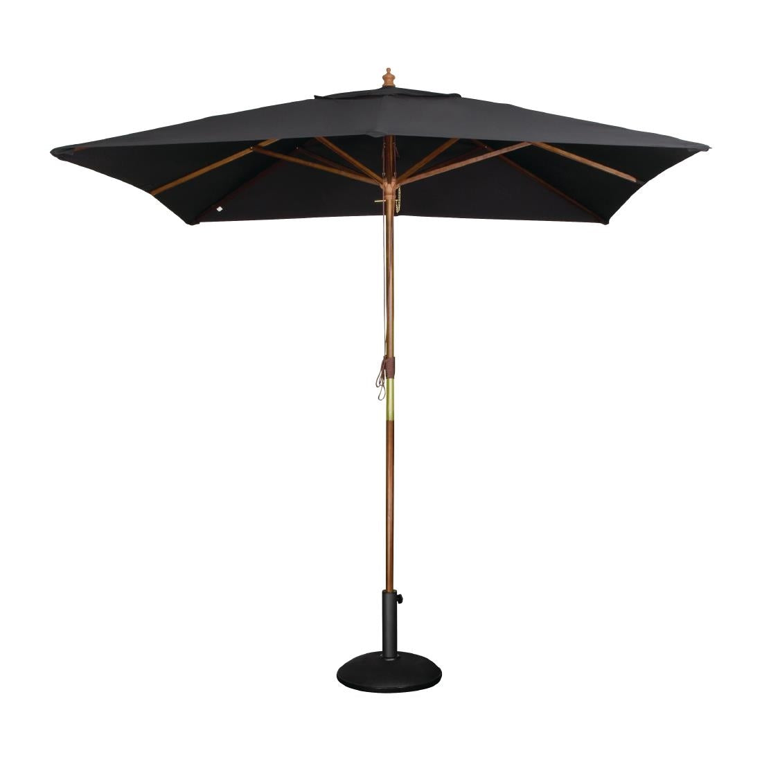 Bolero Square Outdoor Umbrella 2.5m Black • PAS-GH990