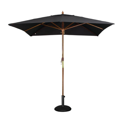 Bolero Square Outdoor Umbrella 2.5m Black • PAS-GH990