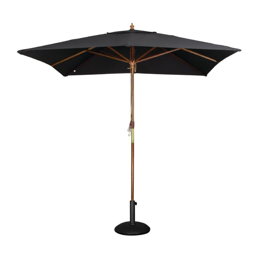 Bolero Square Outdoor Umbrella 2.5m Black • PAS-GH990
