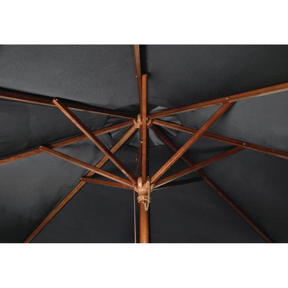 Bolero Square Outdoor Umbrella 2.5m Black • PAS-GH990
