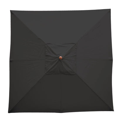 Bolero Square Outdoor Umbrella 2.5m Black • PAS-GH990