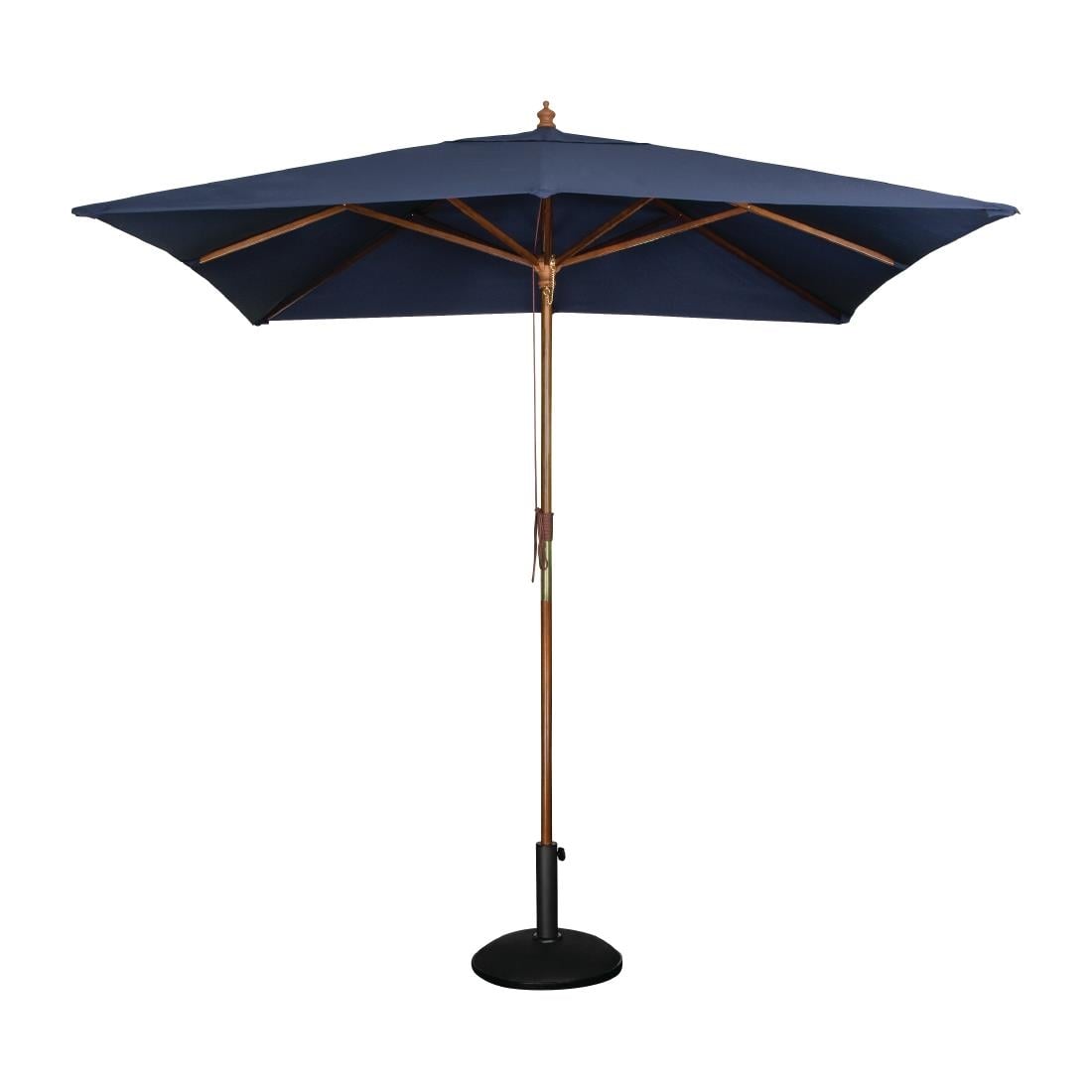 Bolero Square Outdoor Umbrella 2.5m Navy Blue • PAS-GH991