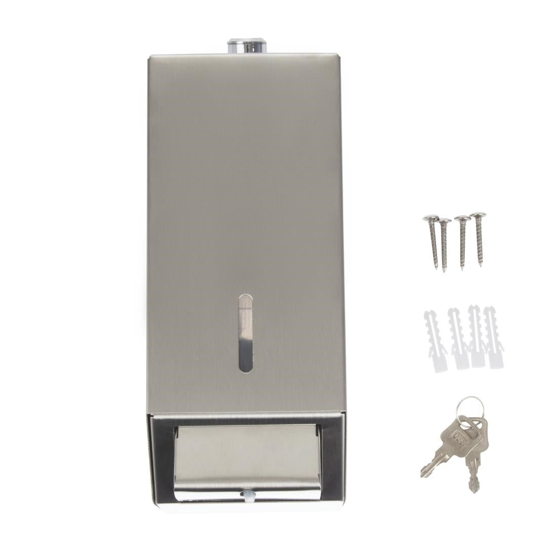 Jantex Stainless Steel Soap and Hand Sanitiser Dispenser 1Ltr • PAS-GJ034