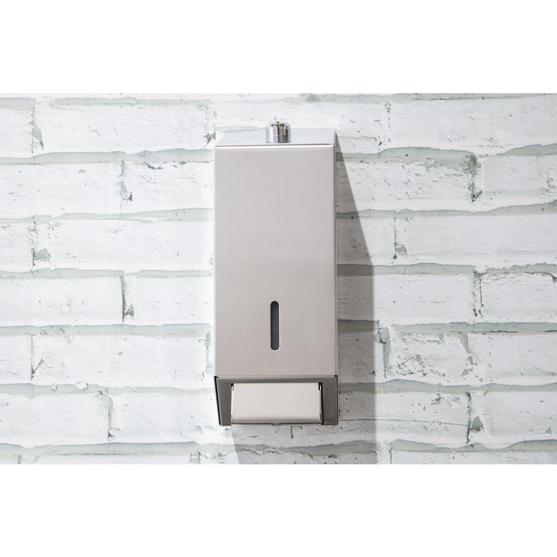 Jantex Stainless Steel Soap and Hand Sanitiser Dispenser 1Ltr • PAS-GJ034