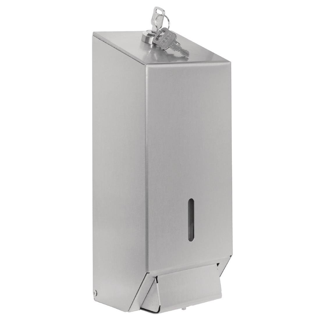 Jantex Stainless Steel Soap and Hand Sanitiser Dispenser 1Ltr • PAS-GJ034