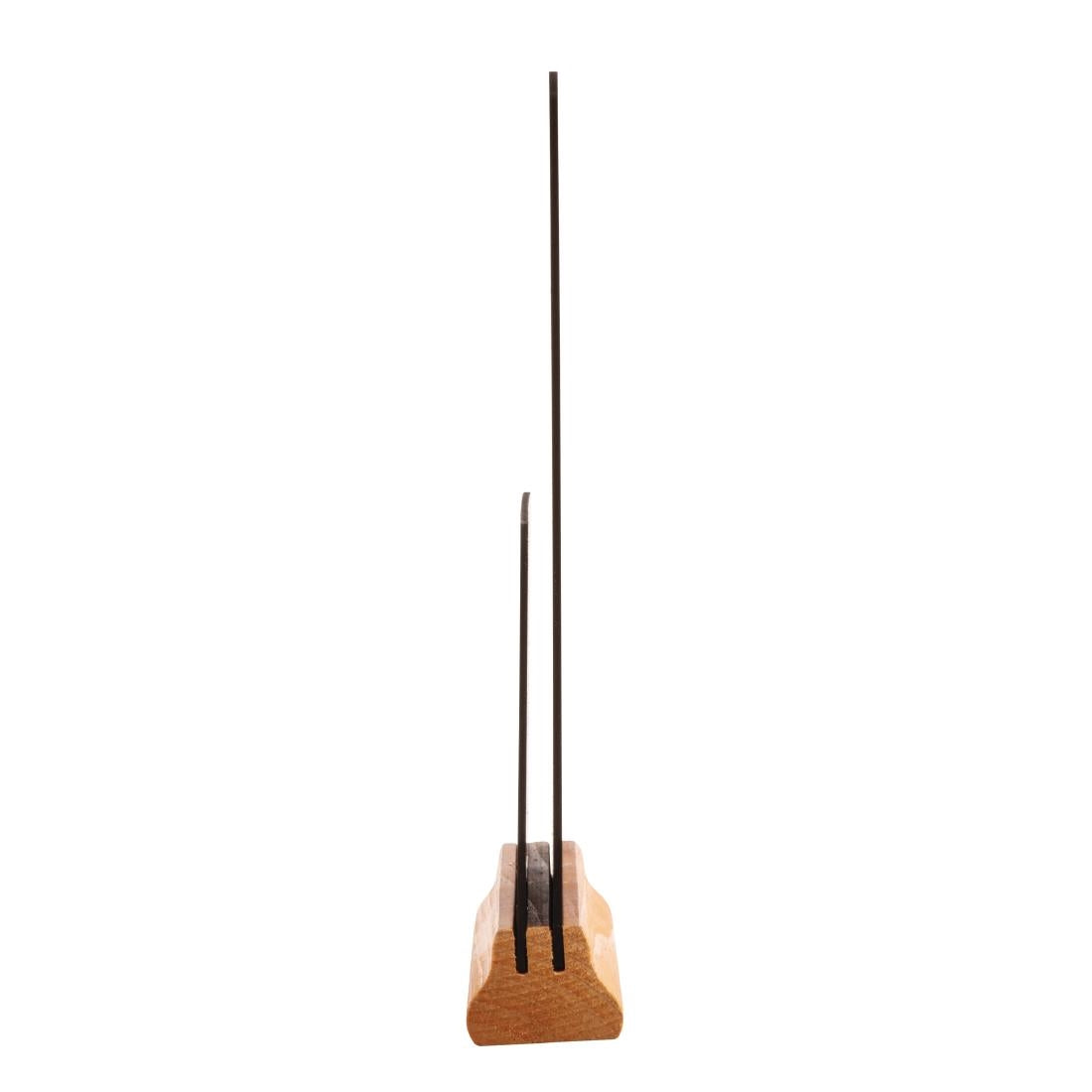 Olympia Tabletop Double Chalkboard Menu Holder • PAS-GJ096