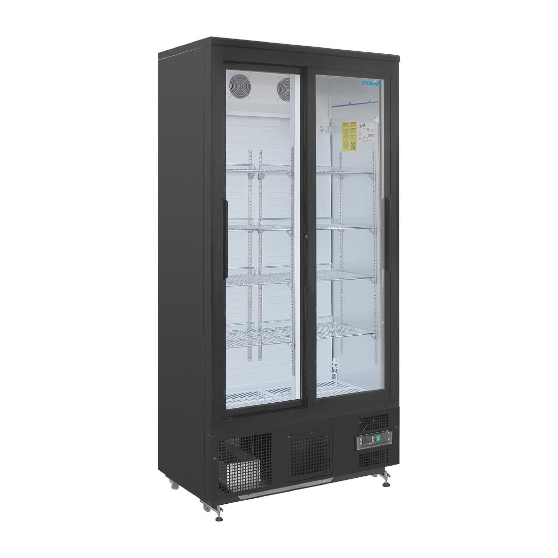 Polar G-Series Upright Back Bar Cooler with Sliding Doors 490Ltr • PAS-GJ448-A