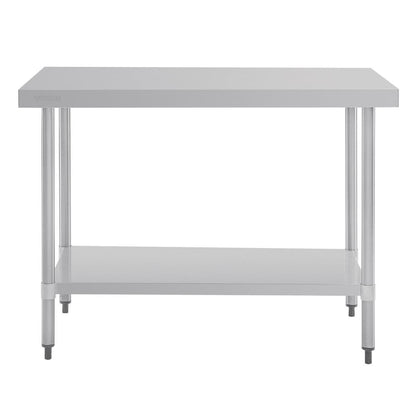 Vogue Stainless Steel Prep Table 1200mm • PAS-GJ502