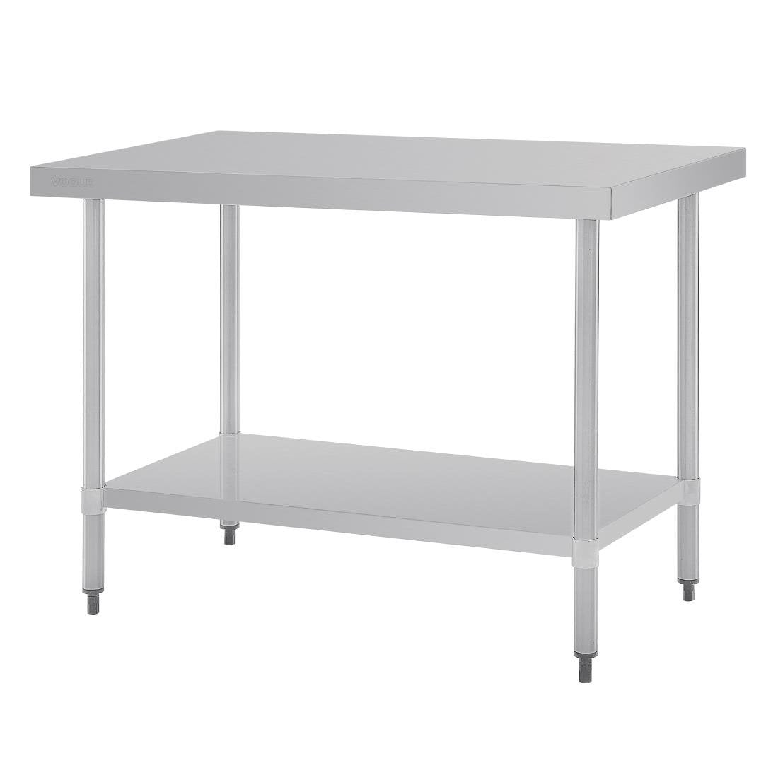 Vogue Stainless Steel Prep Table 1200mm • PAS-GJ502