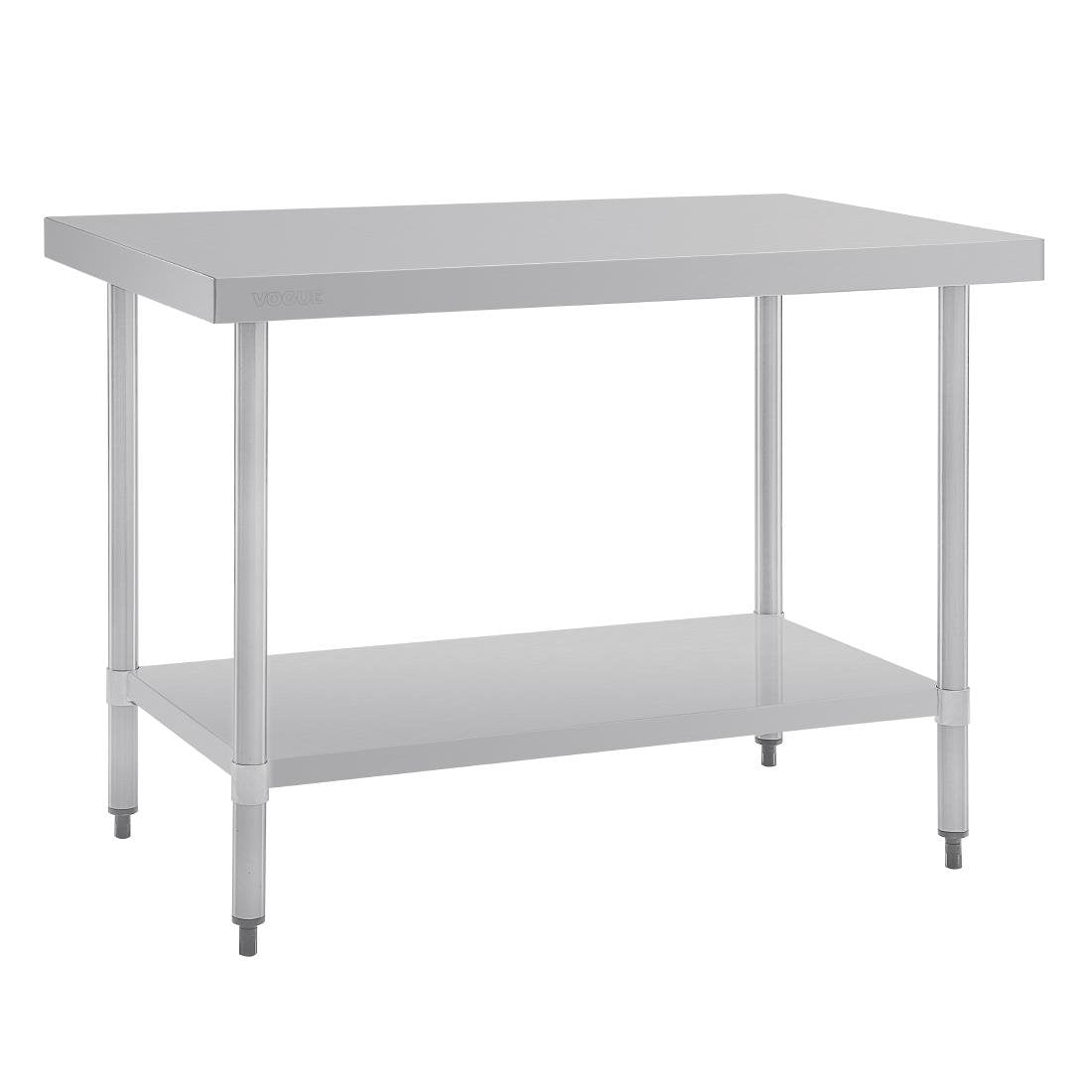 Vogue Stainless Steel Prep Table 1200mm • PAS-GJ502