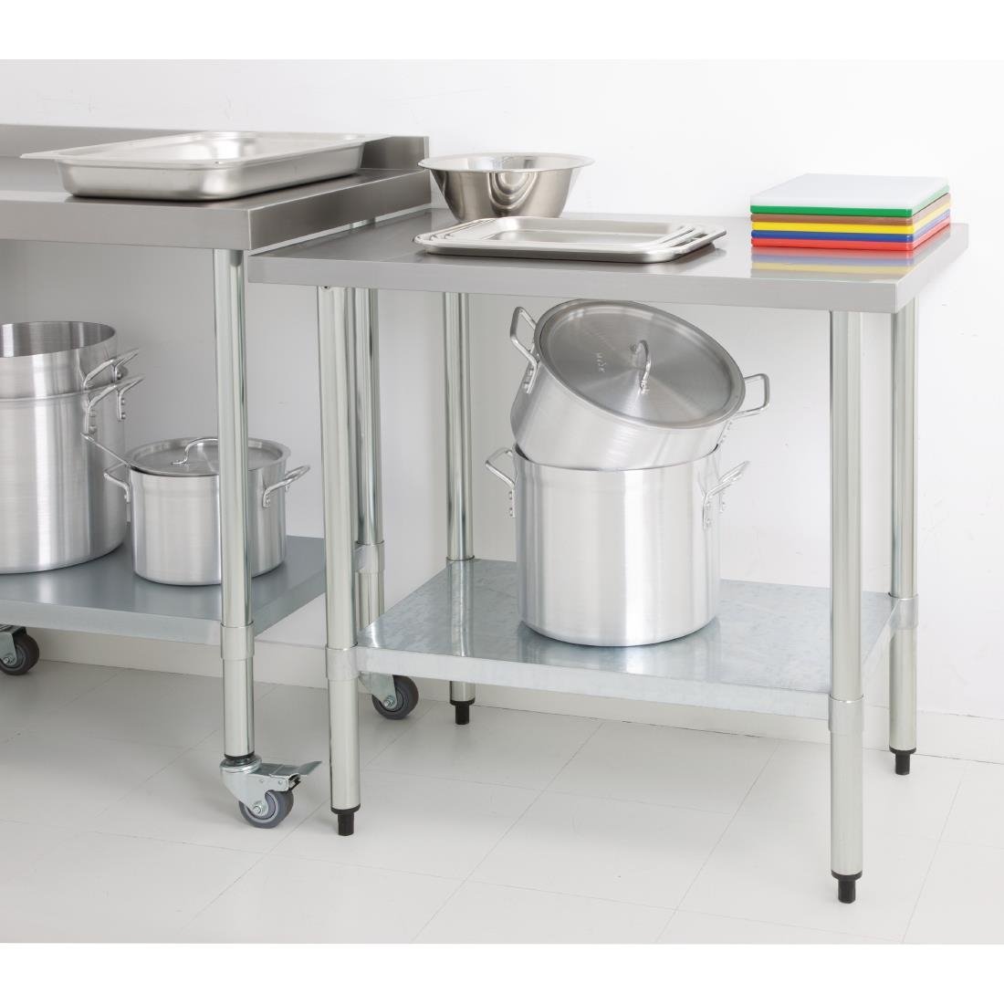 Vogue Stainless Steel Prep Table 1200mm • PAS-GJ502