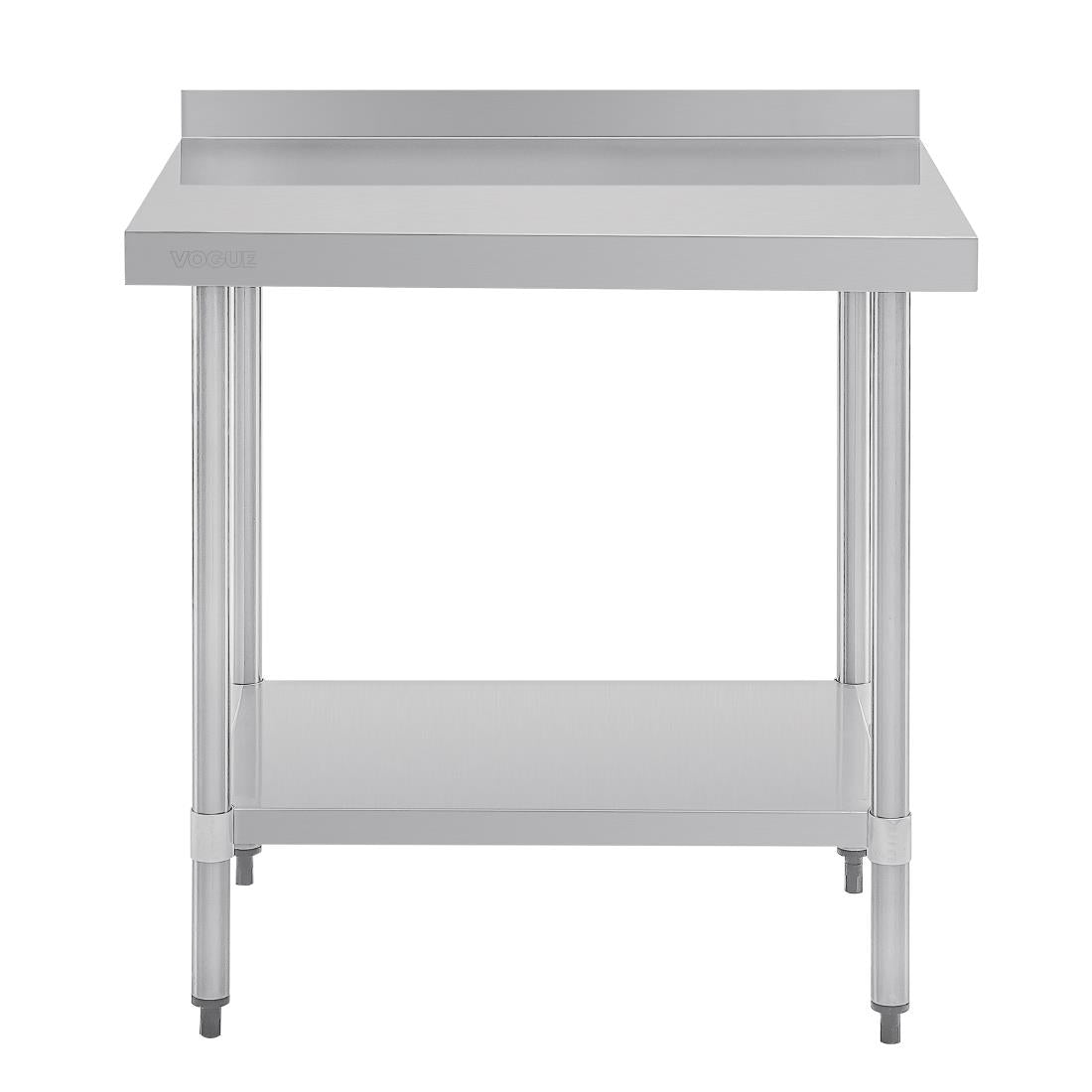 Vogue Stainless Steel Table with Splashback 900mm • PAS-GJ506