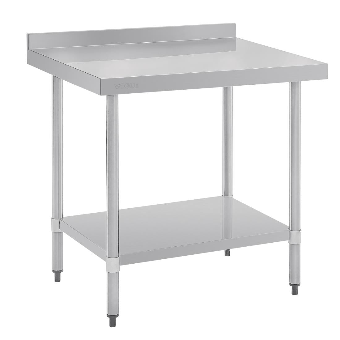 Vogue Stainless Steel Table with Splashback 900mm • PAS-GJ506