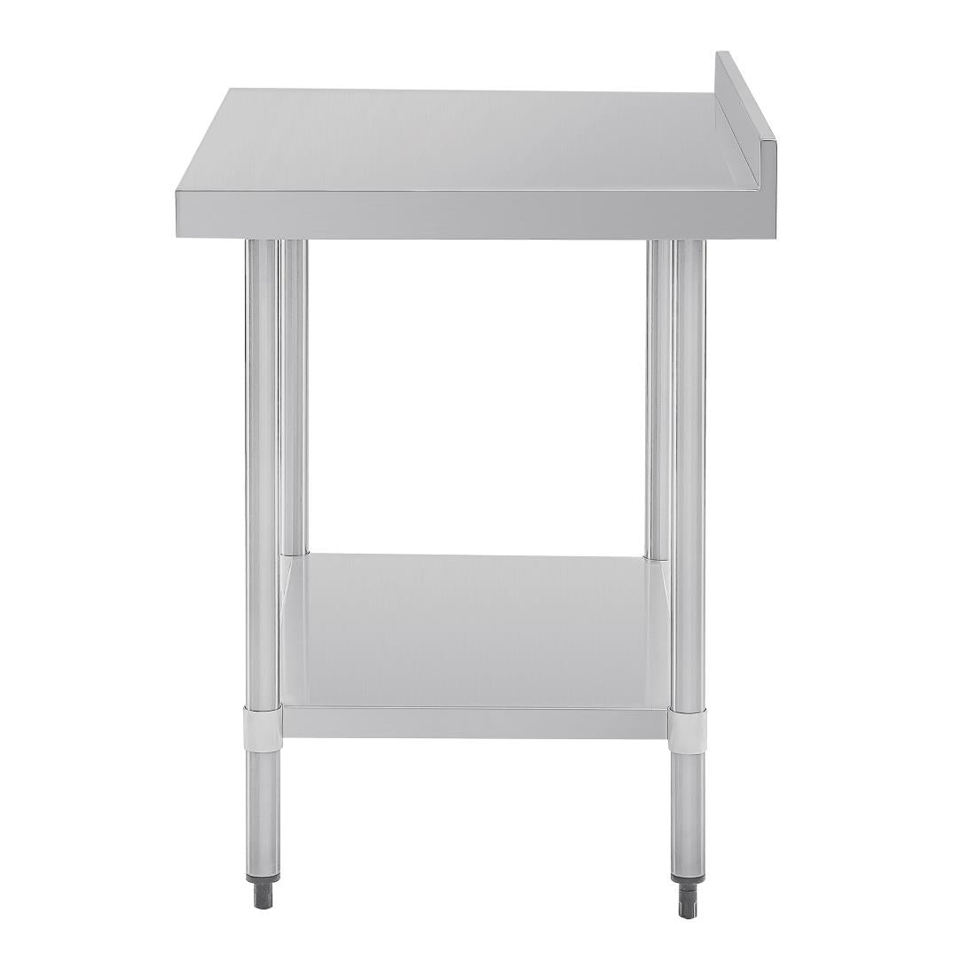 Vogue Stainless Steel Table with Splashback 900mm • PAS-GJ506