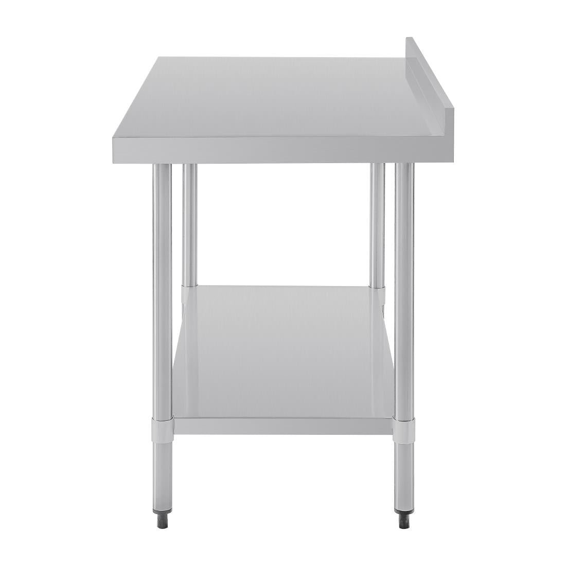 Vogue Stainless Steel Table with Splashback 1200mm • PAS-GJ507