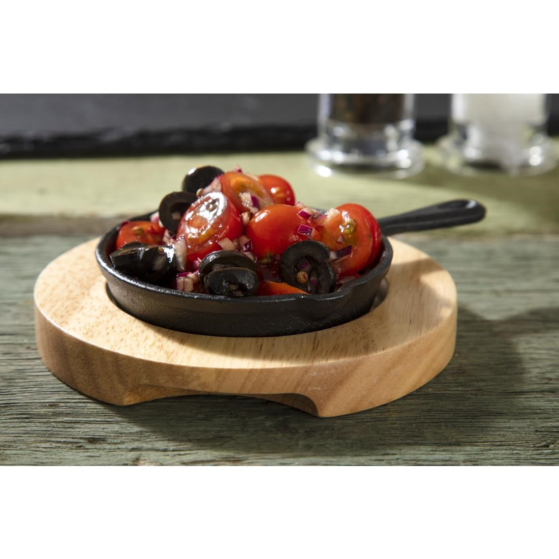 "Olympia Mini Cast Iron Round Pan 115mm" • PAS-GJ553