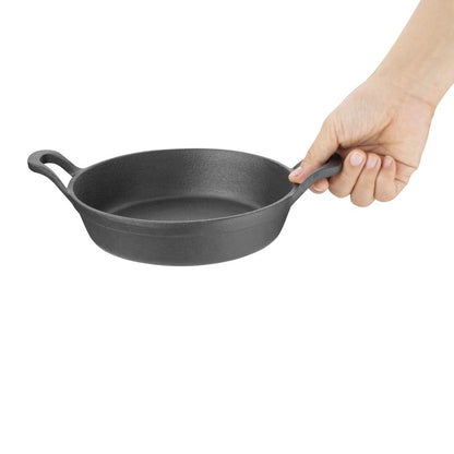 Olympia Round Cast Iron Eared Dish • PAS-GJ554