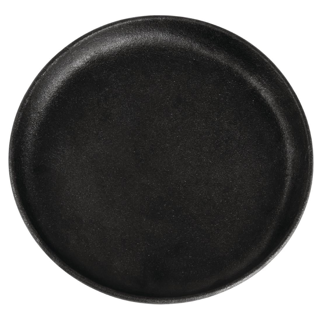 Olympia Round Cast Iron Sizzle Platter 220mm (220(Ø)x30(H)mm) • PAS-GJ556