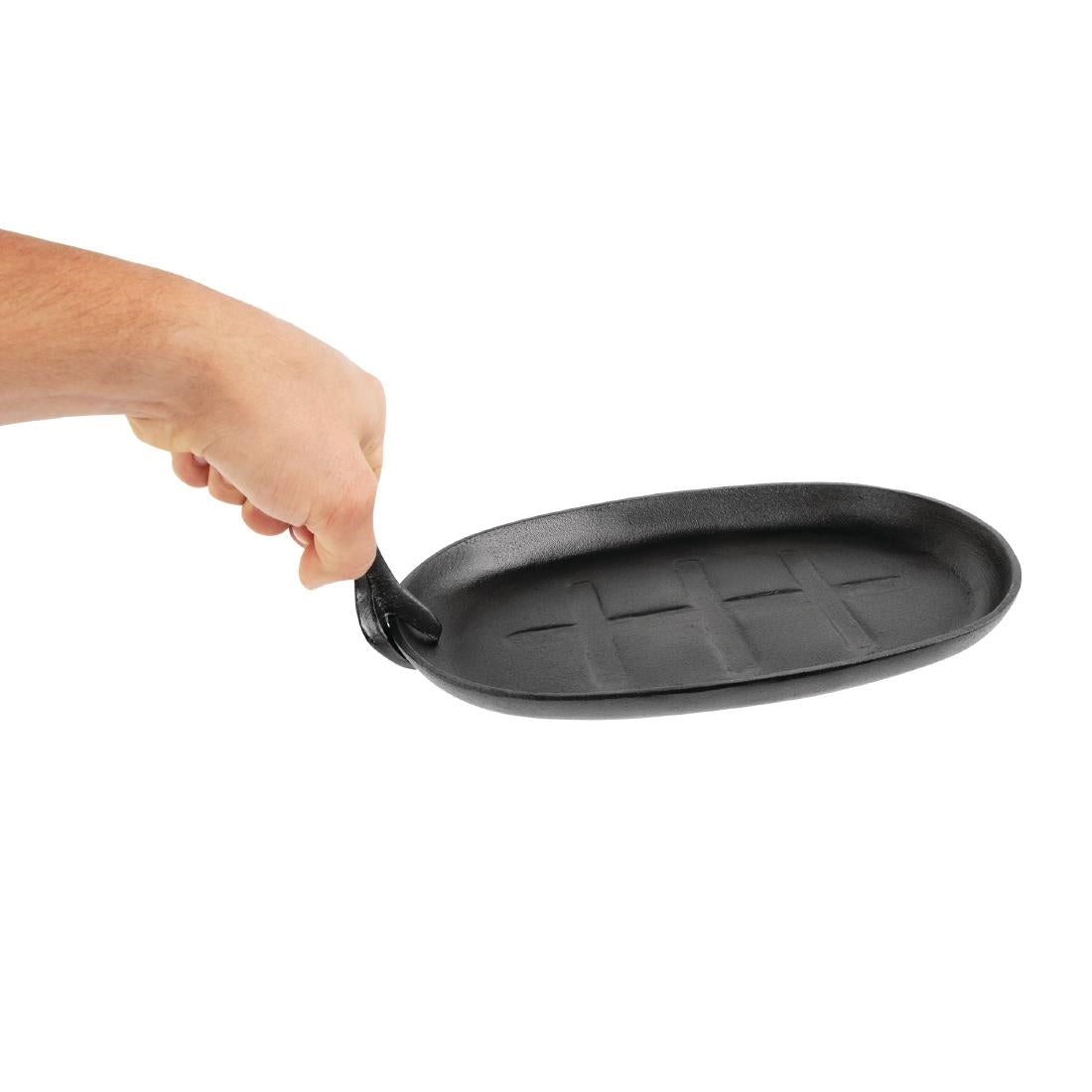 Olympia Cast-Iron Oval Sizzle Platter 280mm • PAS-GJ557