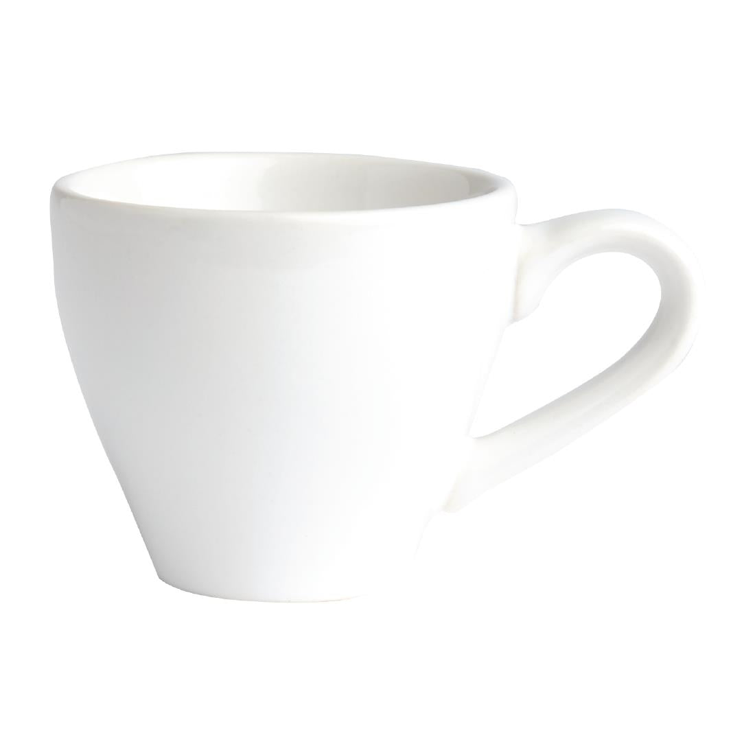 Olympia Cafe Espresso Cup White - 100ml 3.38fl oz (12 Pack) • PAS-GK071