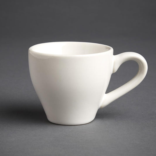 Olympia Cafe Espresso Cup White - 100ml 3.38fl oz (12 Pack) • PAS-GK071
