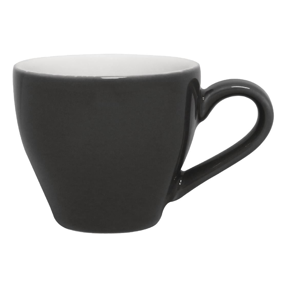 Olympia Cafe Espresso Cup Charcoal - 100ml 3.38fl oz (12 Pack) • PAS-GK072