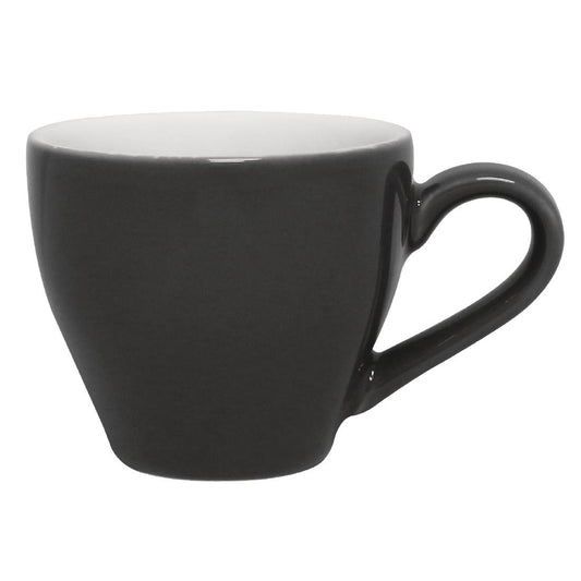 Olympia Cafe Espresso Cup Charcoal - 100ml 3.38fl oz (12 Pack) • PAS-GK072