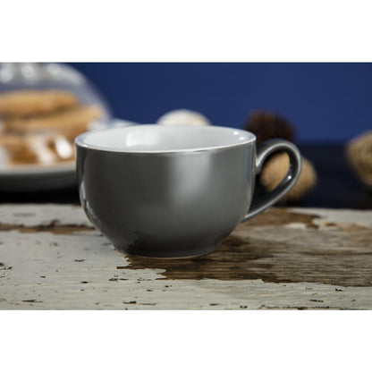 Olympia Cafe Coffee Cup Charcoal - 230ml (12 Pack) (Pack of 12) • PAS-GK075
