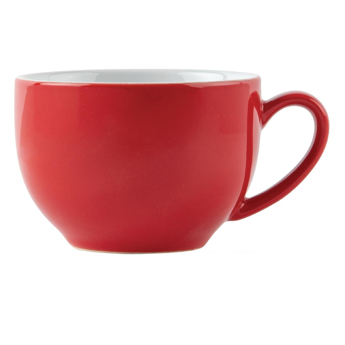 Olympia Cafe Cappuccino Cup Red - 340ml 11.5fl oz (12 Pack) • PAS-GK076