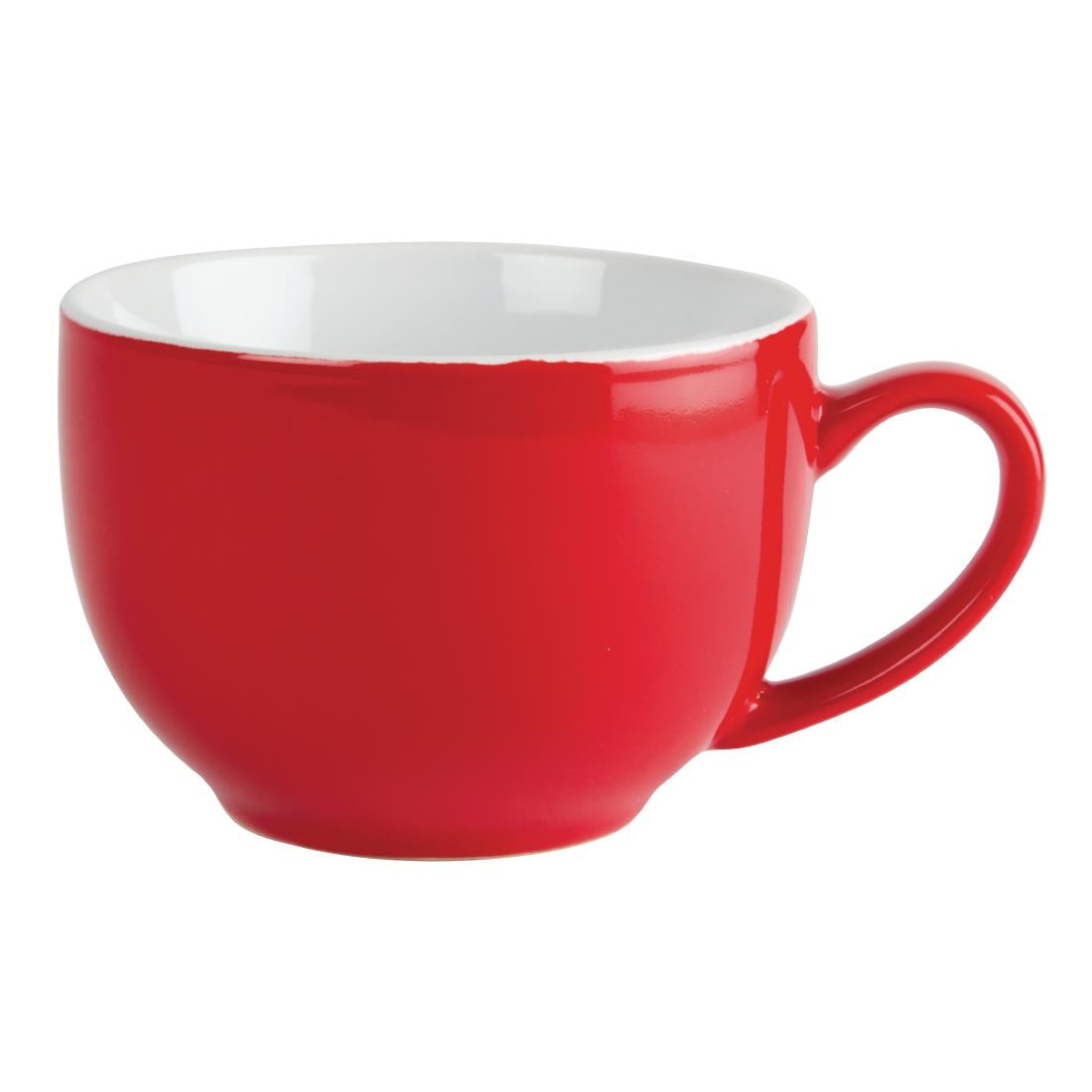 Olympia Cafe Cappuccino Cup Red - 340ml 11.5fl oz (12 Pack) • PAS-GK076