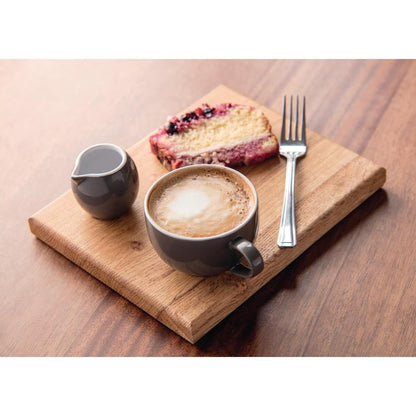 Olympia Cafe Cappuccino Cup Charcoal - 340ml (12 Pack) (Pack of 12) • PAS-GK078