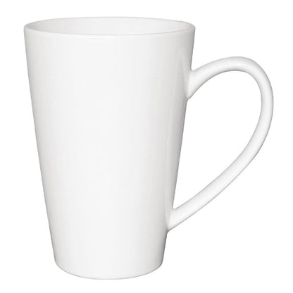 Olympia Cafe Latte Cup White - 340ml 11.5fl oz (12 Pack) • PAS-GL487