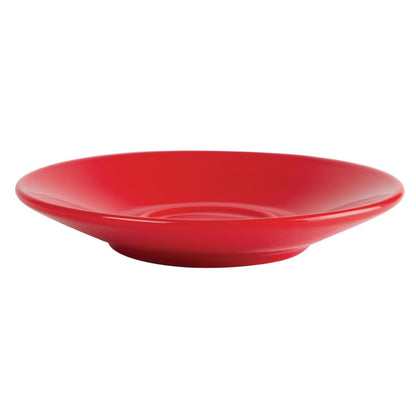 Olympia Cafe Espresso Saucer Red (12 Pack) (Pack of 12) • PAS-GK085
