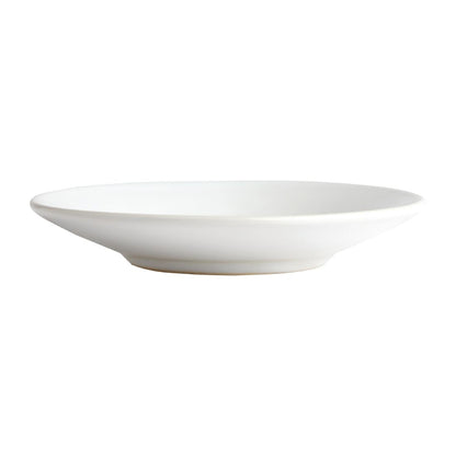 Olympia Cafe Espresso Saucer White (12 Pack) (117(Ø)mm | 4 2/3". Pack Quantity: 12) • PAS-GK086
