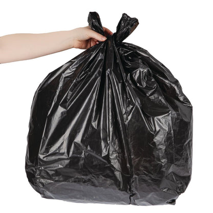 Jantex Heavy Duty Bin Bags Black 70Ltr (100 Pack) • PAS-HW688