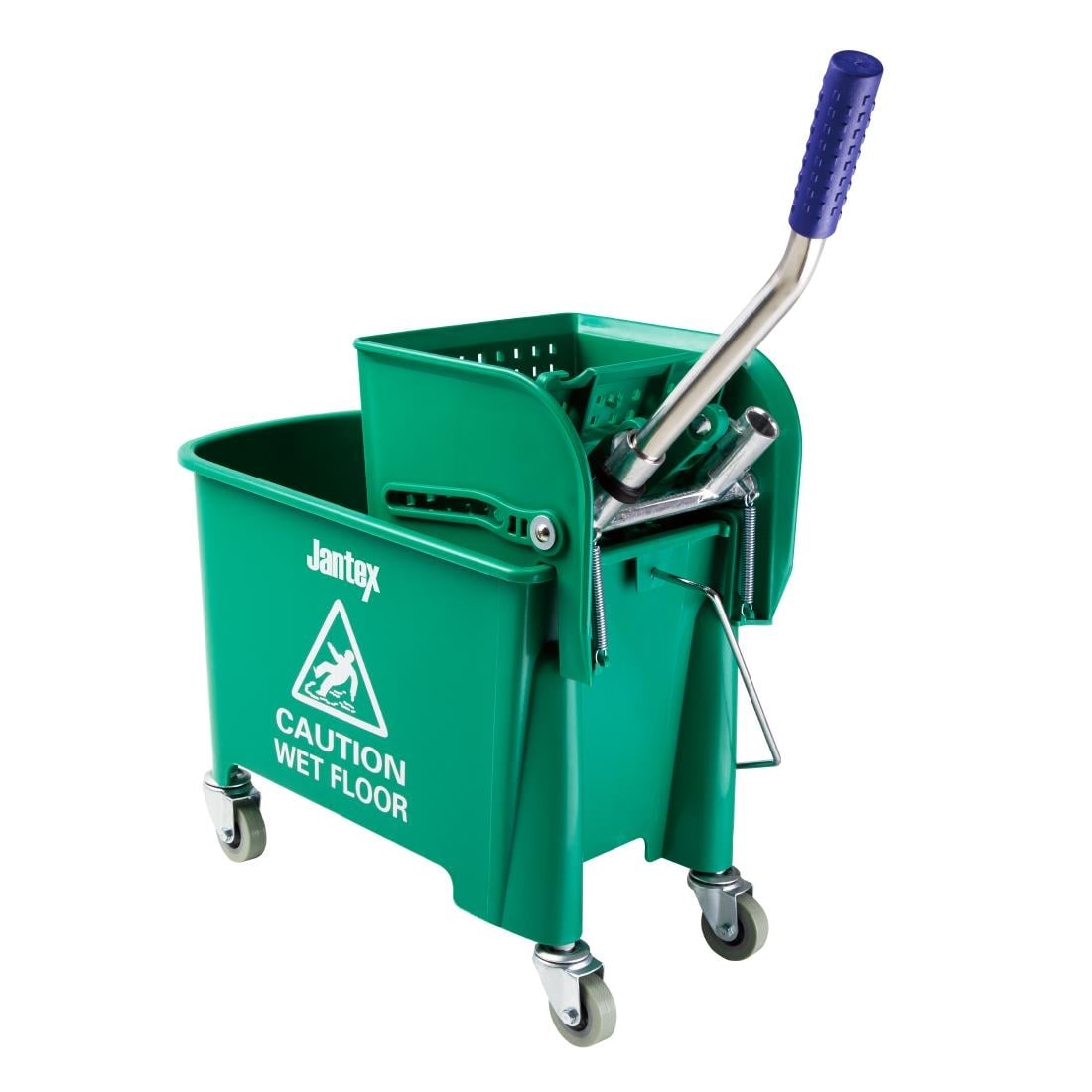Jantex Mop Bucket & Side Wringer Green 15Ltr • PAS-GK689