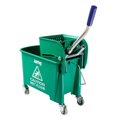 Jantex Mop Bucket & Side Wringer Green 15Ltr • PAS-GK689