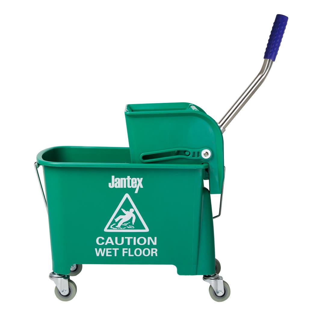 Jantex Mop Bucket & Side Wringer Green 15Ltr • PAS-GK689