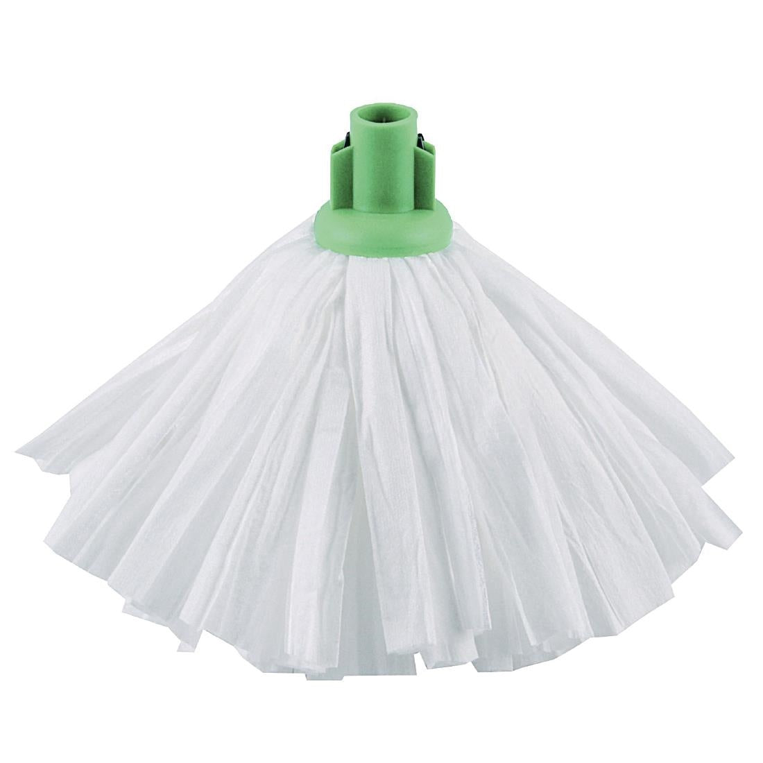 Jantex Standard Big White Socket Mop Head Green • PAS-GK871