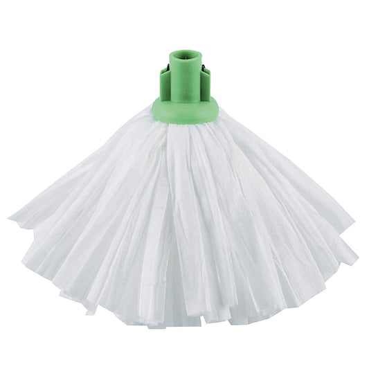 Jantex Standard Big White Socket Mop Head Green • PAS-GK871