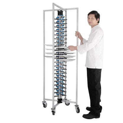 Vogue Mobile Plate Rack 84 Plates • PAS-GK978