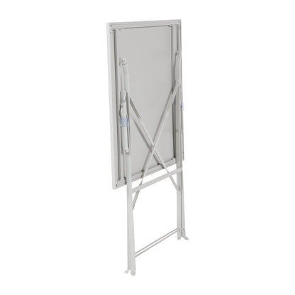 Bolero Grey Square Pavement Style Steel Table • PAS-GK988