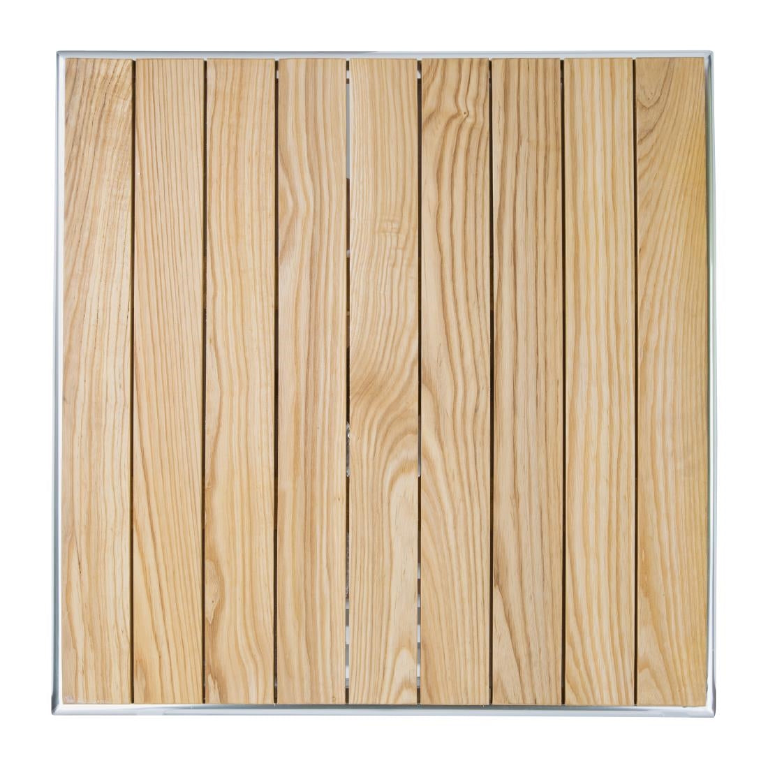 Bolero Ash Flip Top Square Bistro Table 600mm • PAS-GK991