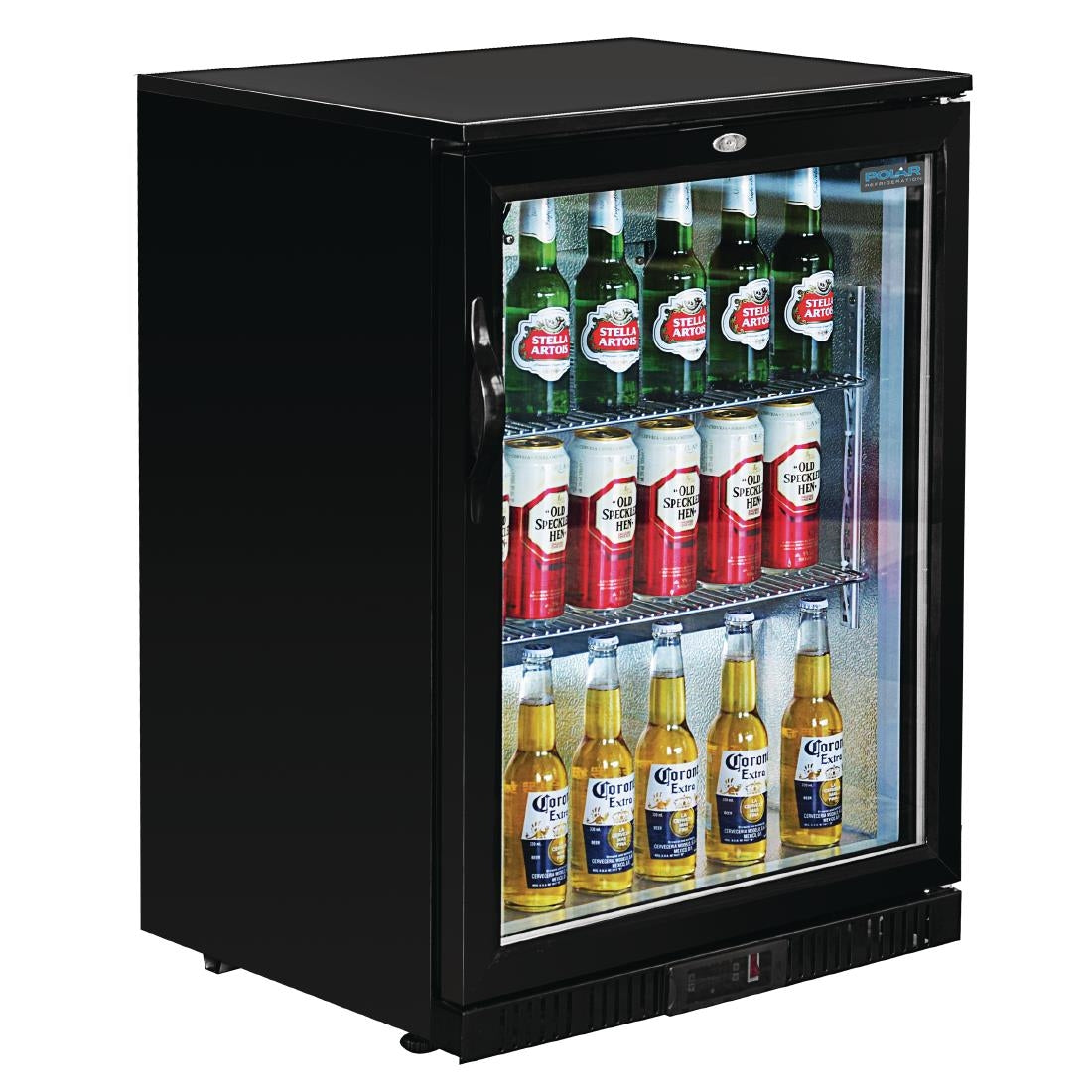 Polar G-Series Back Bar Cooler with Hinged Door 128Ltr • PAS-GL011-A