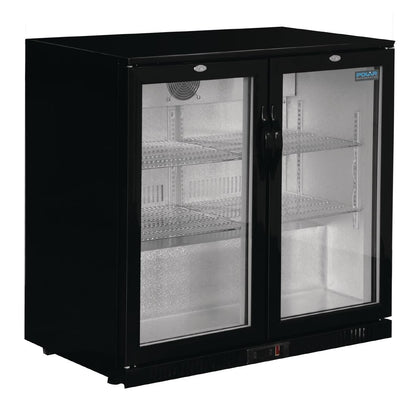 Polar G-Series Back Bar Cooler with Hinged Doors 208Ltr • PAS-GL002-A