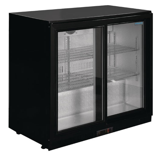 Polar G-Series Back Bar Cooler with Sliding Doors 208Ltr • PAS-GL003-A