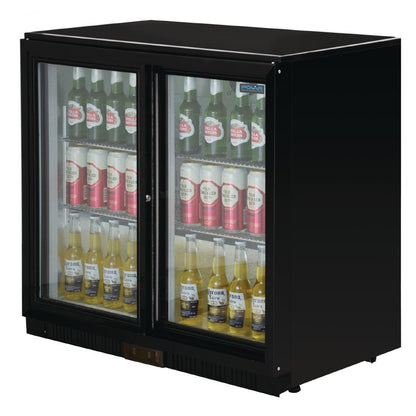 Polar G-Series Back Bar Cooler with Sliding Doors 208Ltr • PAS-GL003-A