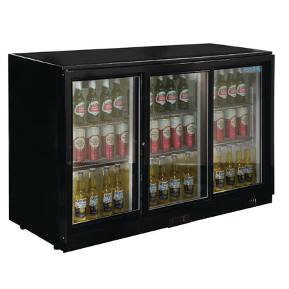 Polar G-Series Back Bar Cooler with Sliding Doors 330Ltr • PAS-GL006-A