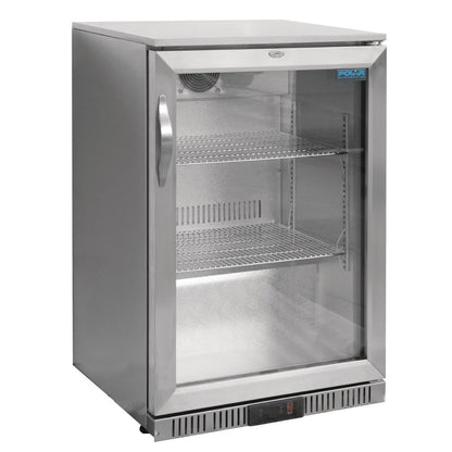 Polar G-Series Back Bar Cooler with Hinged Door Stainless Steel 138Ltr • PAS-GL007-A